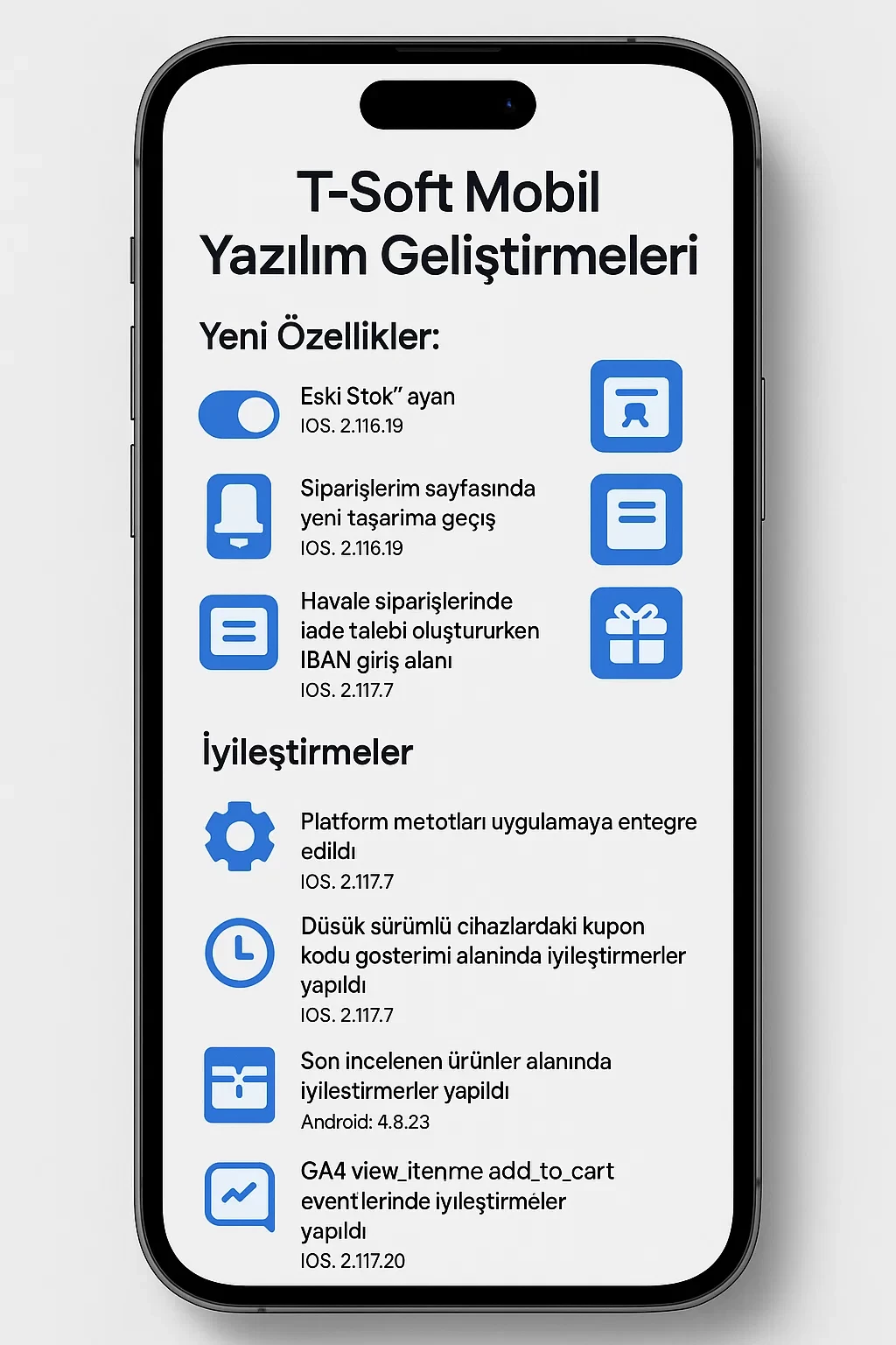 Mobil Uygulamalarda Yeni Özellikler ve UX İyileştirmeleri Yayında!