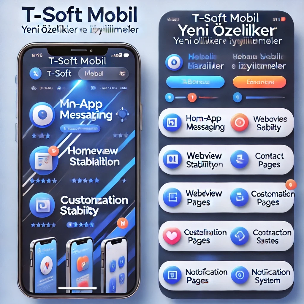 24.07.2024 T-Soft Mobil: Yeni Özellikler ve İyileştirmeler